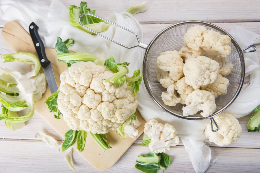 Taboulé de chou-fleur, pamplemousse et avocat